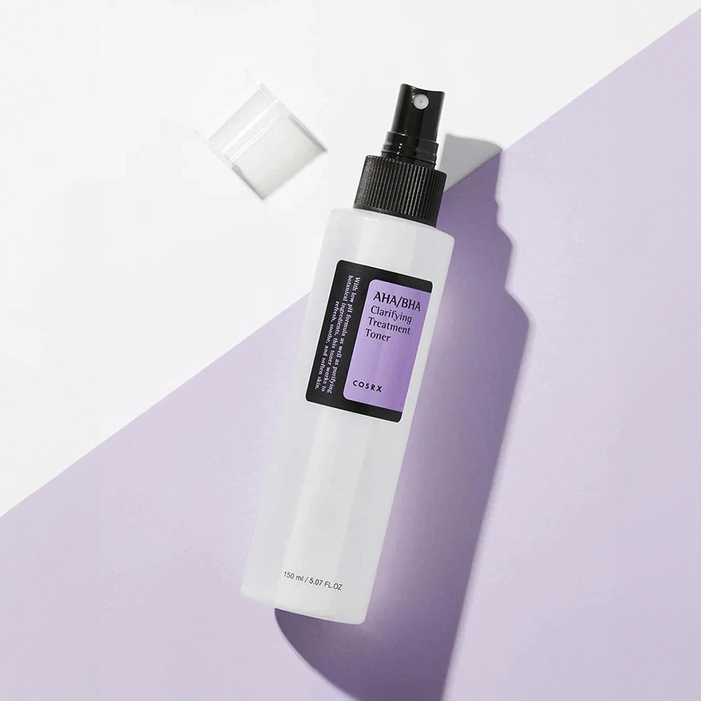 COSRX AHA/BHA Clarifying Treatment Toner 150ml - Exfoliating & Pore Minimizing Facial Toner for Acne-Prone Skin | Daily Skincare Routine for Clear, Smooth Complexion