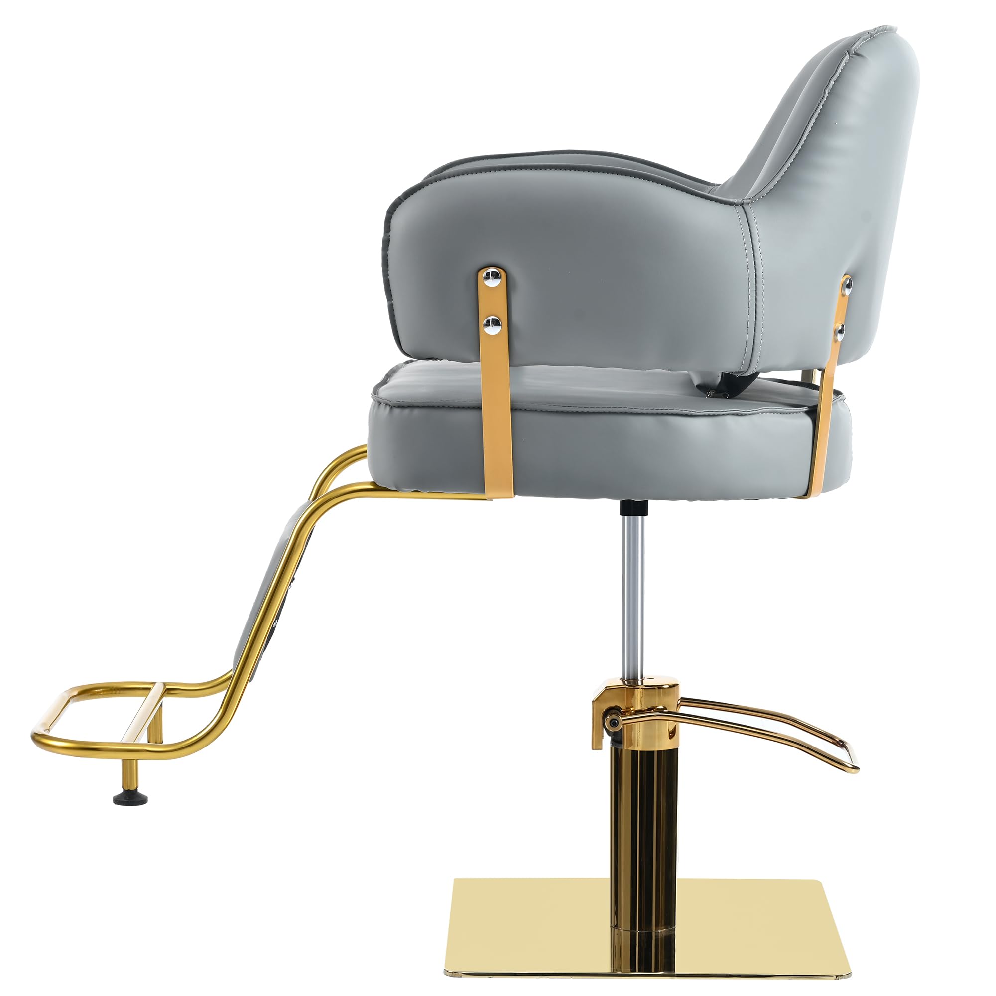 Merax Professional Hydraulic Barber Chair for Hair Salon - Adjustable Styling Chair with Lumbar Support & Heavy Duty Hydraulic Pump - Salon Equipment for Hairdressers, Stylists & Barbers - Perfect for Haircuts, Styling & Beauty Treatments