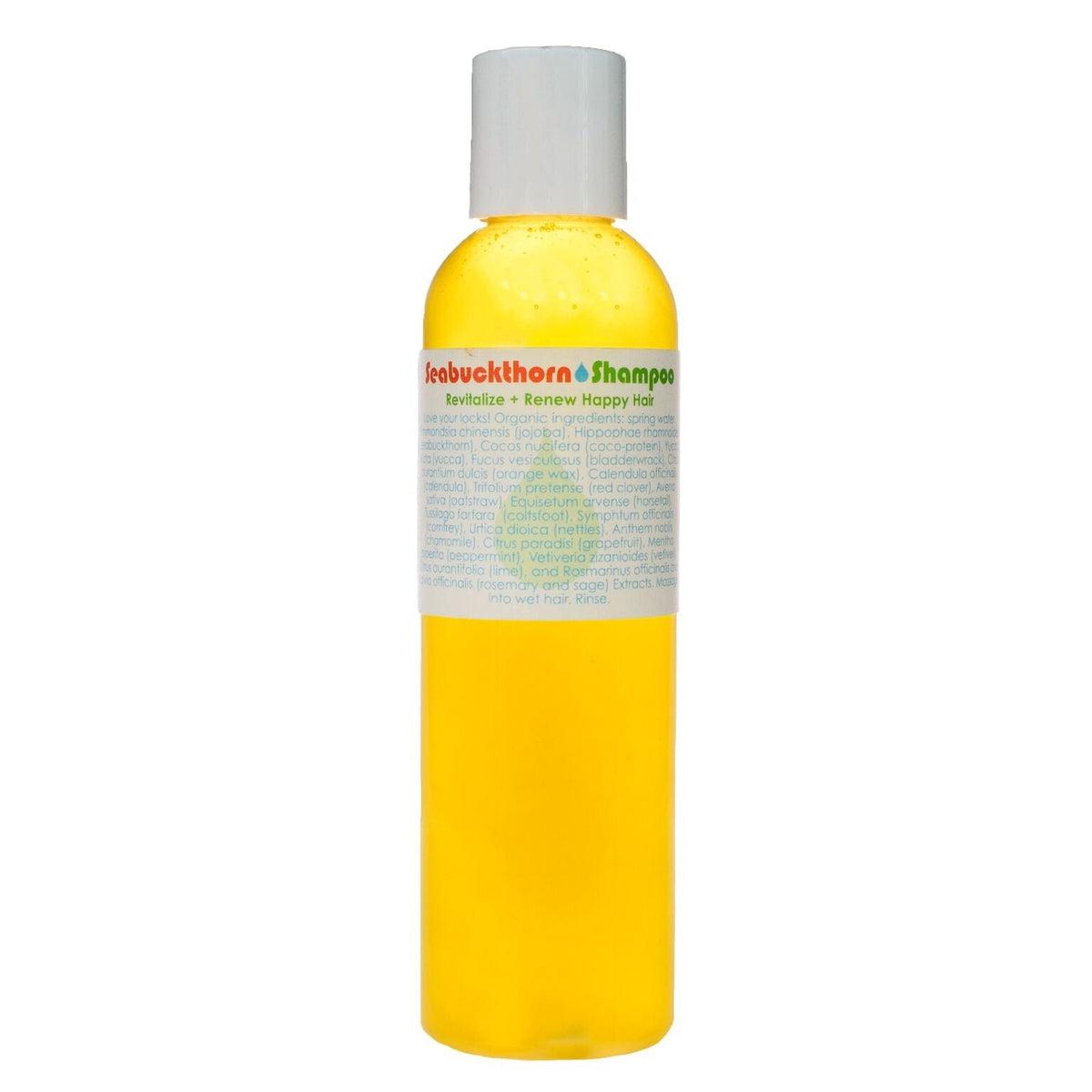 Organic Seabuckthorn Shampoo for Hair Growth & Scalp Care - Natural Volumizing & Moisturizing Shampoo for Dry, Damaged Hair - Perfect for Daily Hair Care Routine at Home