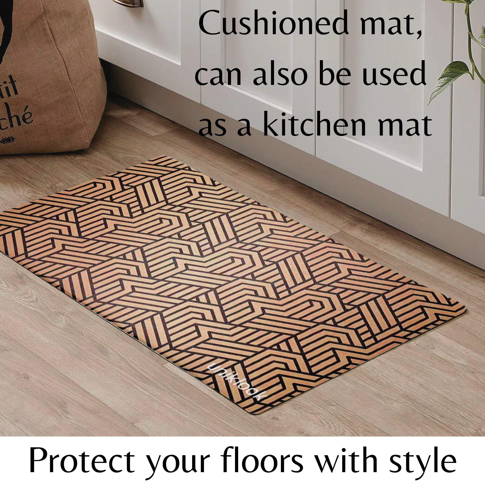 Non-Slip Waterproof Dog Food Mat - Durable Pet Feeding Mat for Bowls, Food & Water - Easy Clean Dog Bowl Mat for Indoor & Outdoor Use - Perfect for Messy Eaters & Spill Prevention - UnikLook