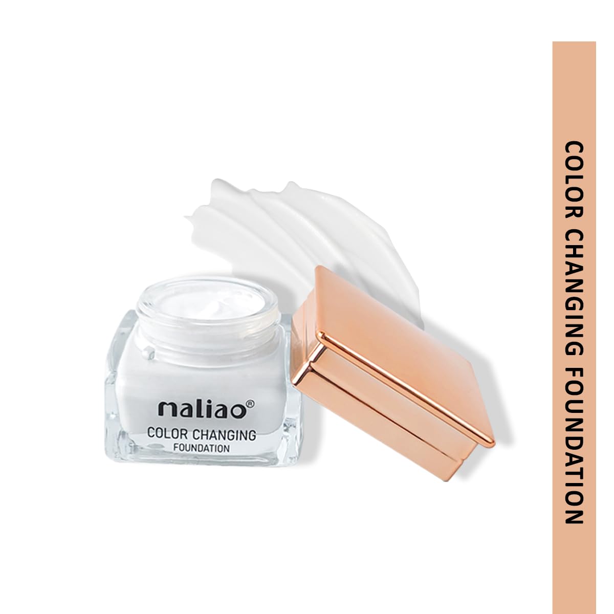 Maliao Color Changing Foundation - Flawless Full Coverage, Adapts to Skin Tone, Lightweight & Long-Lasting Hydrating Makeup (30g) | Perfect for Daily Wear, Special Occasions & Photography