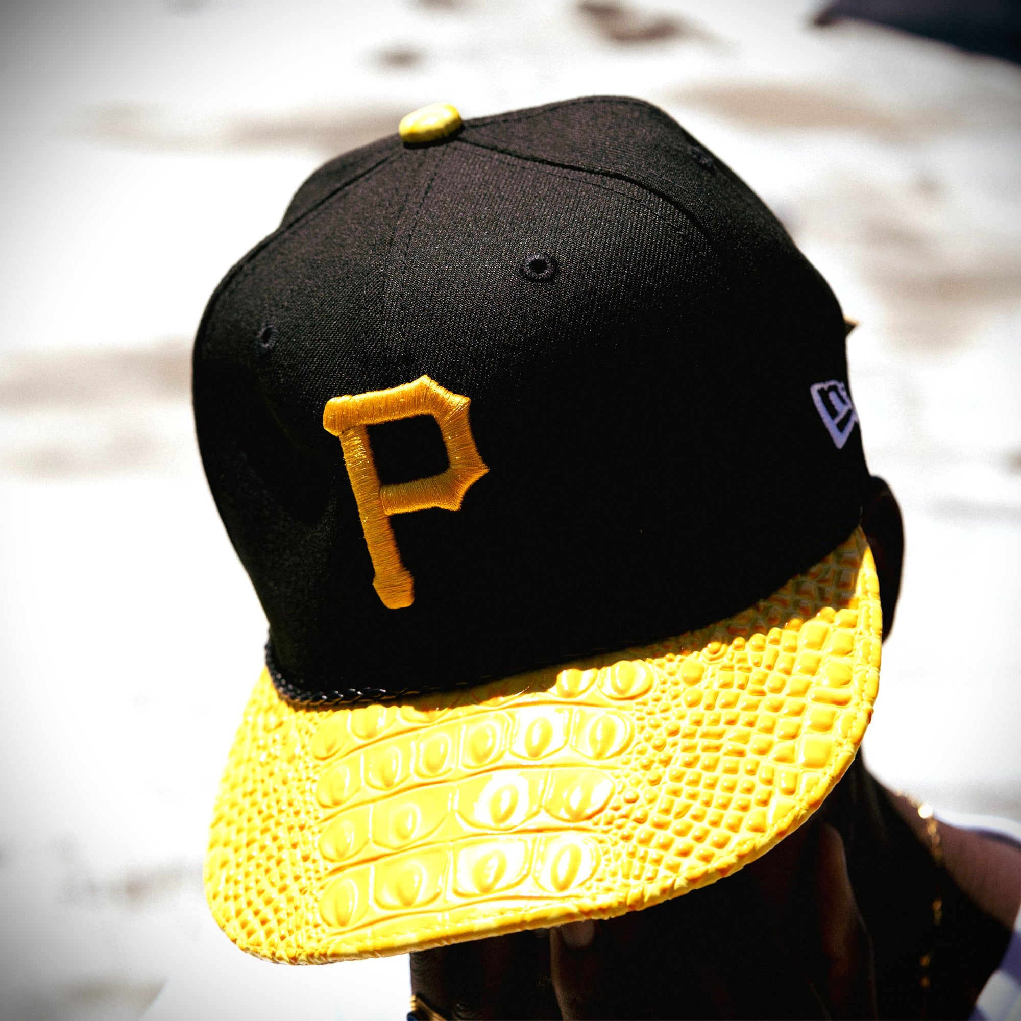 Breyer's Buck 50 Pittsburgh Pirates Baseball Cap with Genuine Leather Visor - Perfect for MLB Games, Outdoor Activities & Sports Fans
