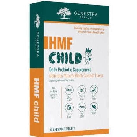 Genestra HMF Child Probiotic Formula - 30 Chewable Tablets for Kids Digestive Health & Immune Support - Ideal for Travel, School & Daily Wellness