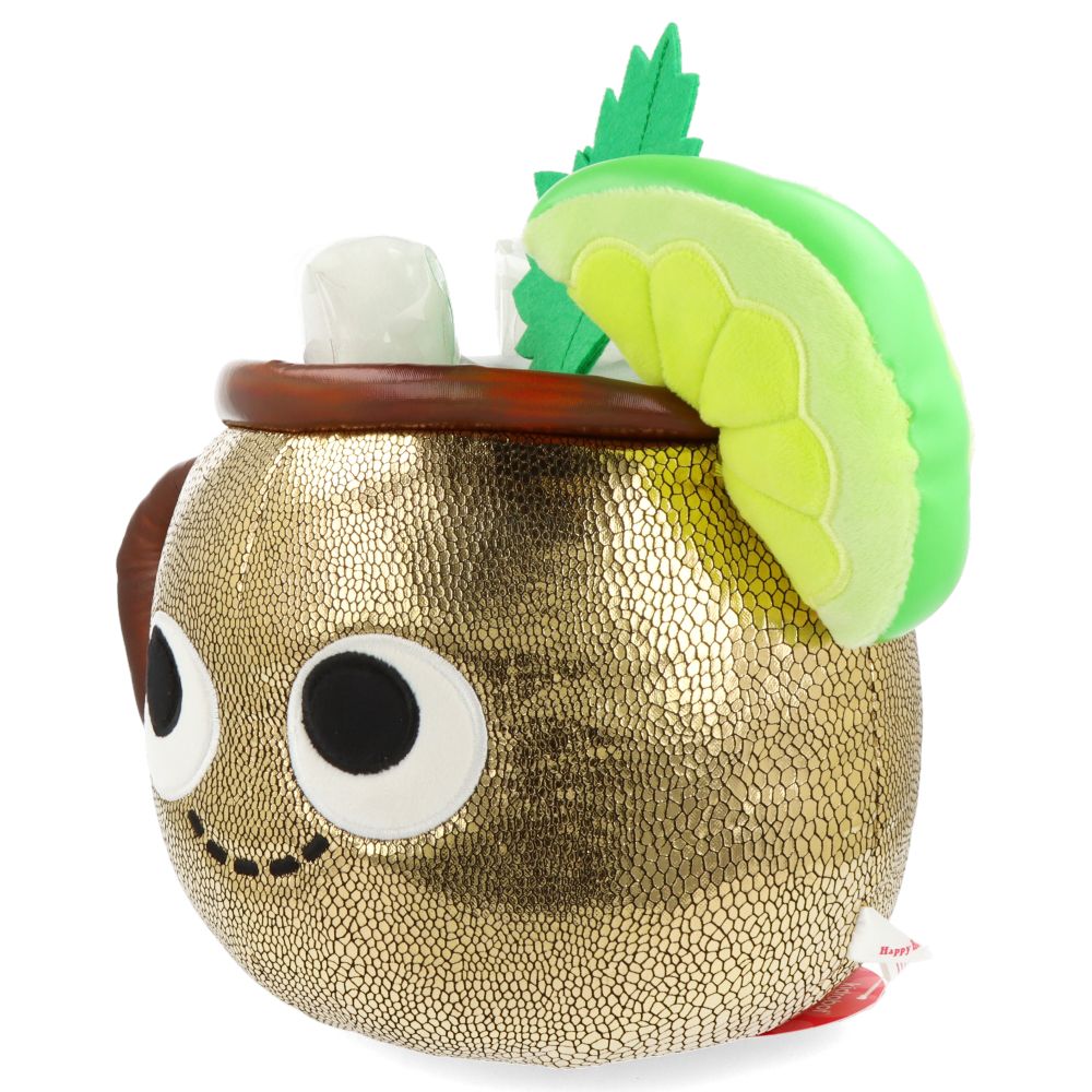 Happy Hour Max The Moscow Mule Copper Mug Set - Premium Cocktail Cups for Vodka, Gin & Whiskey Drinks - Perfect for Parties, BBQs & Home Bar Decor