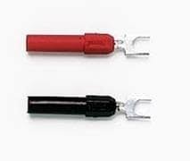 Fluke Pomona 3744A Banana Jack to Spade Lug Adapter - 4mm & 6mm Sizes (Models 1929943, 1929955, 1929966) - Perfect for Electrical Testing, Lab Equipment & DIY Electronics Projects