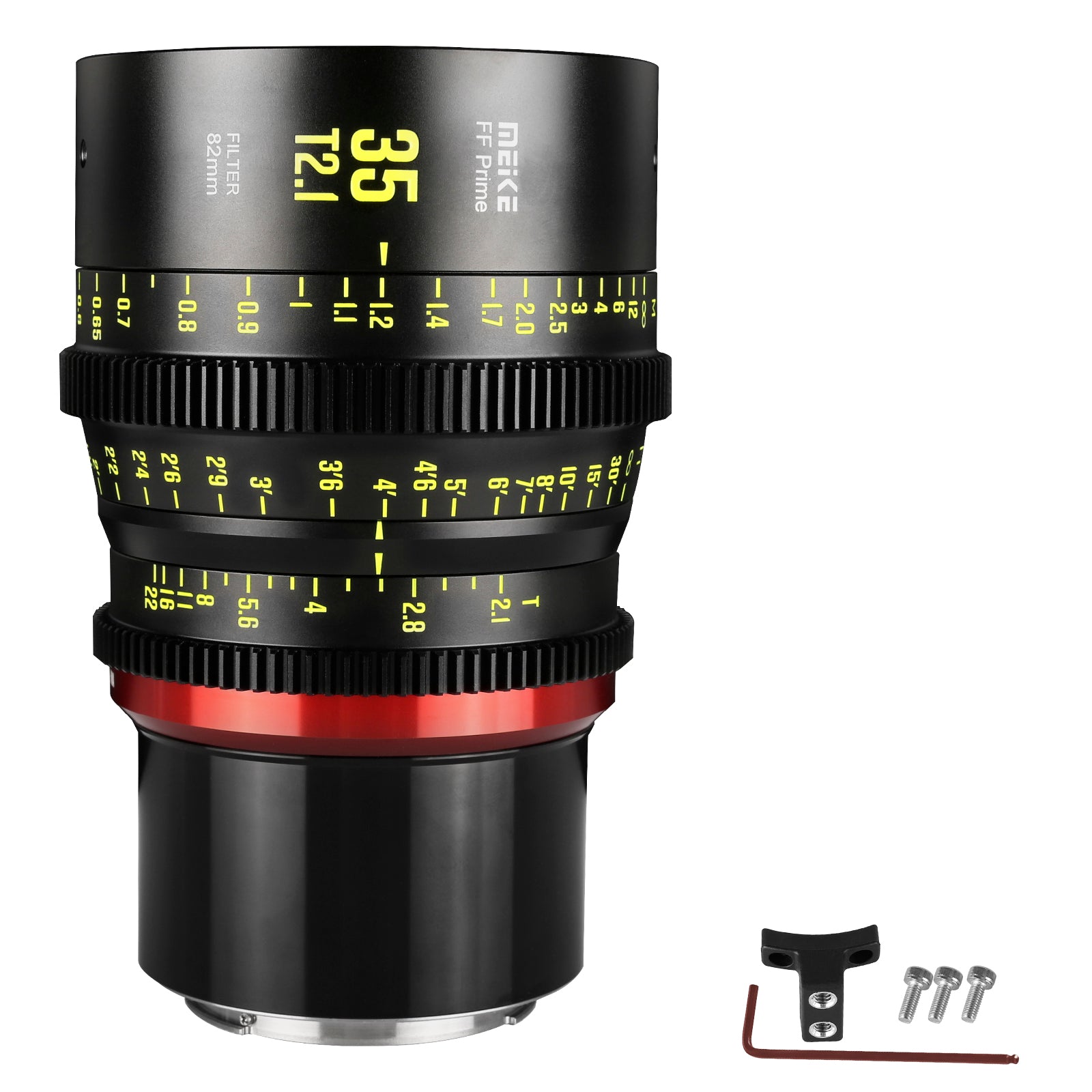 Meike 35mm T2.1 Full Frame Cine Lens for Canon RF Mount - Professional Cinema Prime Lens for Filmmaking, Videography & Photography - Perfect for Short Films, Documentaries & Portrait Shots
