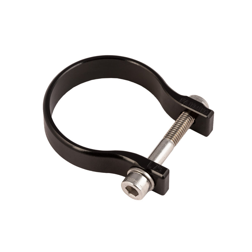 1.5 Inch Heavy Duty Black Strap Clamp - Secure Pipes, Hoses & Cables - Ideal for Plumbing, Automotive & DIY Projects
