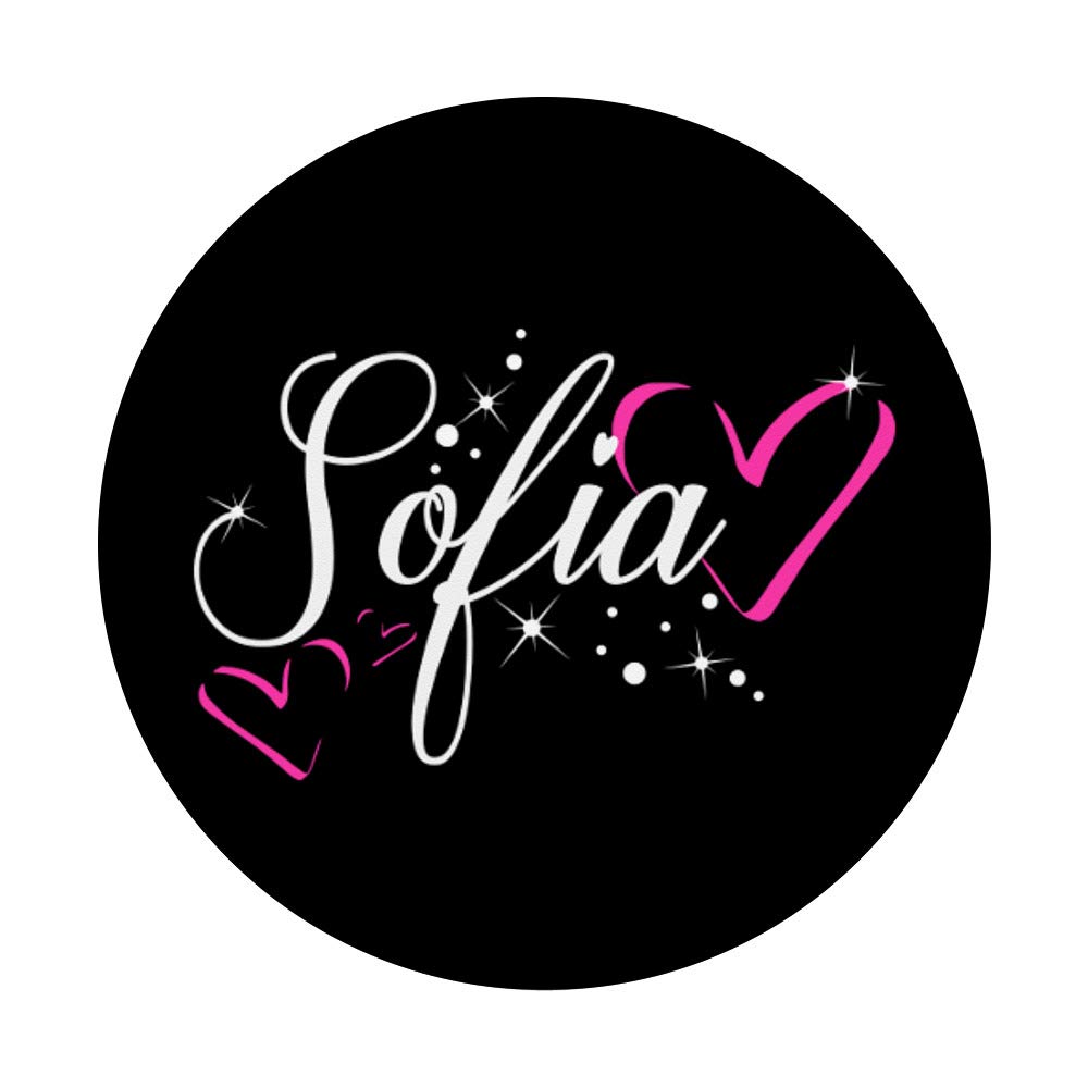 Custom Sofia Name Calligraphy Art - Elegant Hand Lettering with Hearts - Perfect for Wall Decor, Gifts, and Nursery Room