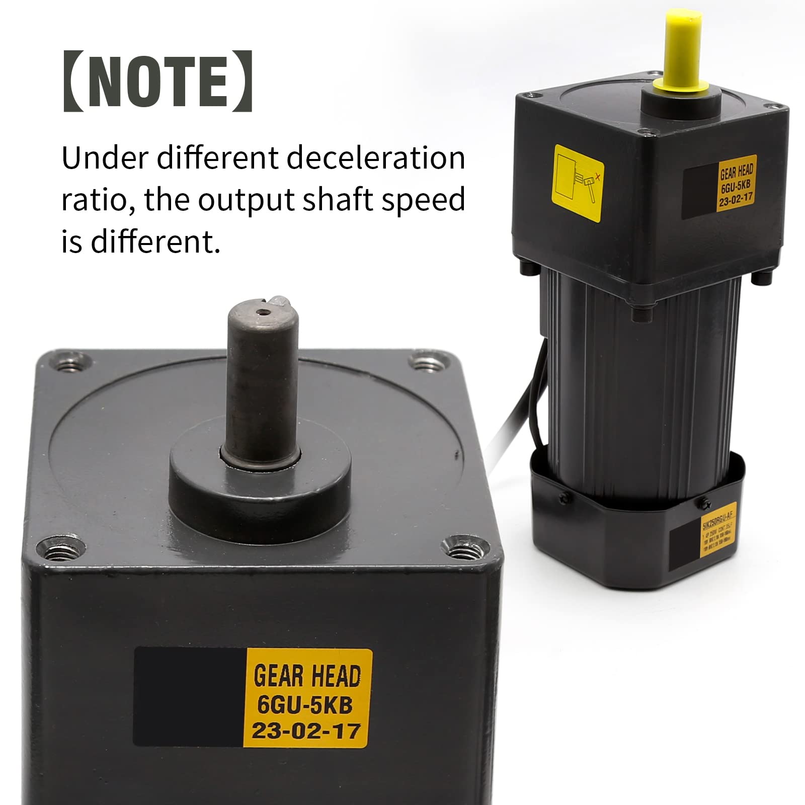 250W 5K Adjustable Variable Speed AC Gear Motor 110V with Speed Controller (0-270 RPM) - Industrial Use for Machinery, Conveyors, and Automation Systems