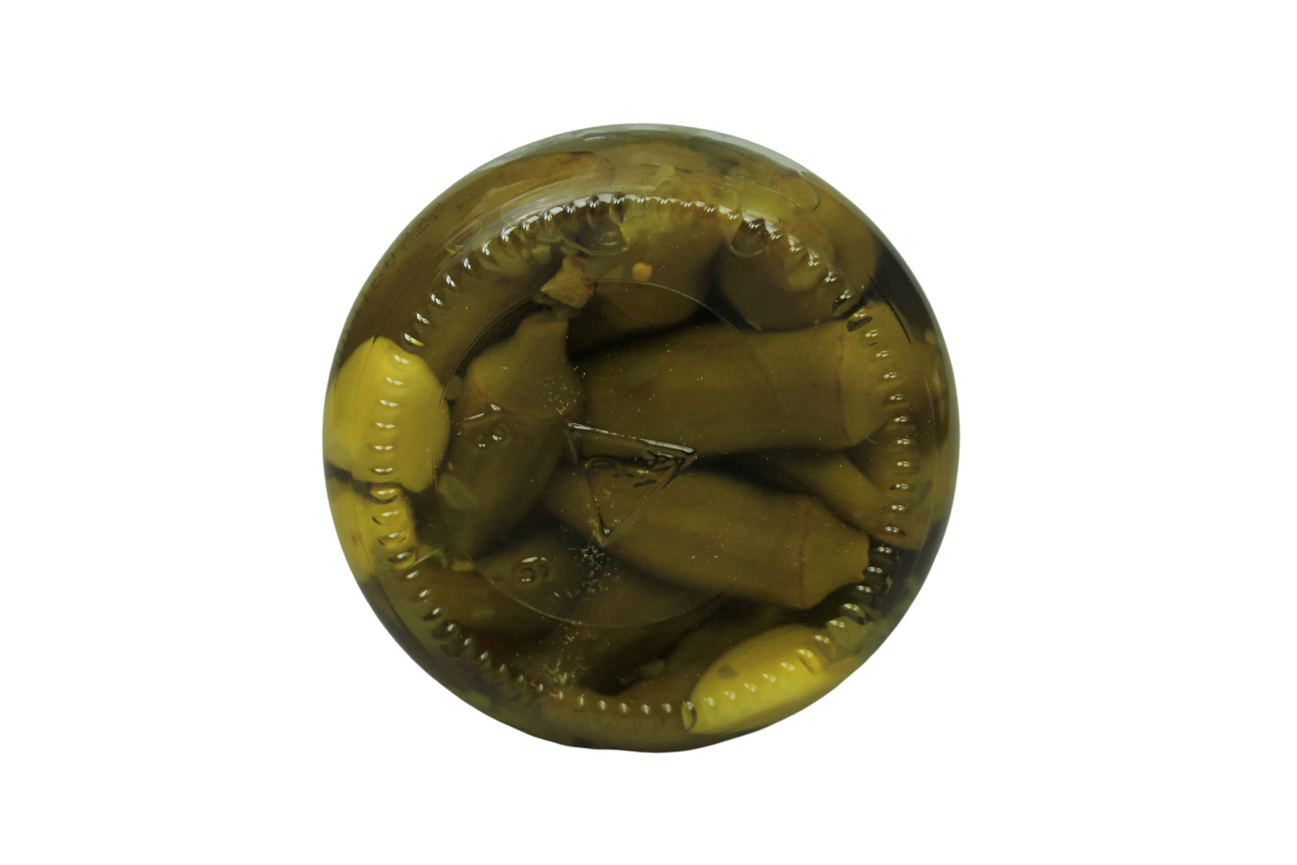 Harold's Chuck’s Hot Okra - Spicy Gourmet Pickled Okra with Fresh Garlic & Habanero Peppers - Texas-Made Southern Snack for Parties, Gifts & Spicy Food Lovers