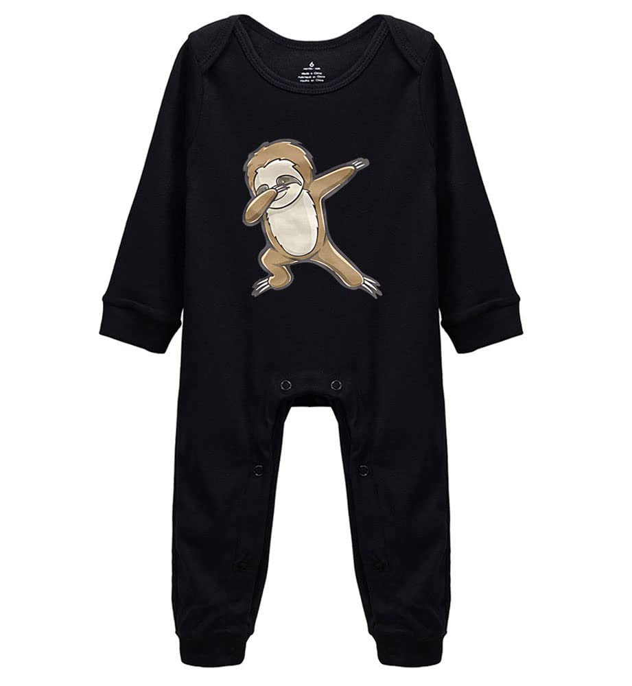 Cute Sloth Dabbing Baby Bodysuit - Soft Infant Romper for Boys & Girls | Perfect for Playtime, Photo Shoots & Casual Outings