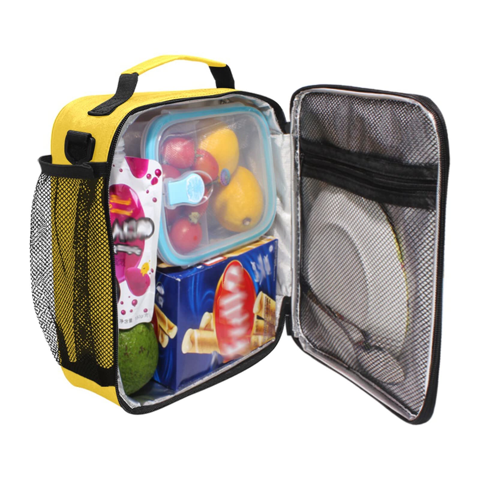 Personalized Monster Truck Insulated Lunch Box for Kids - Reusable School Lunch Tote for Boys & Girls - Perfect for School, Travel & Picnics