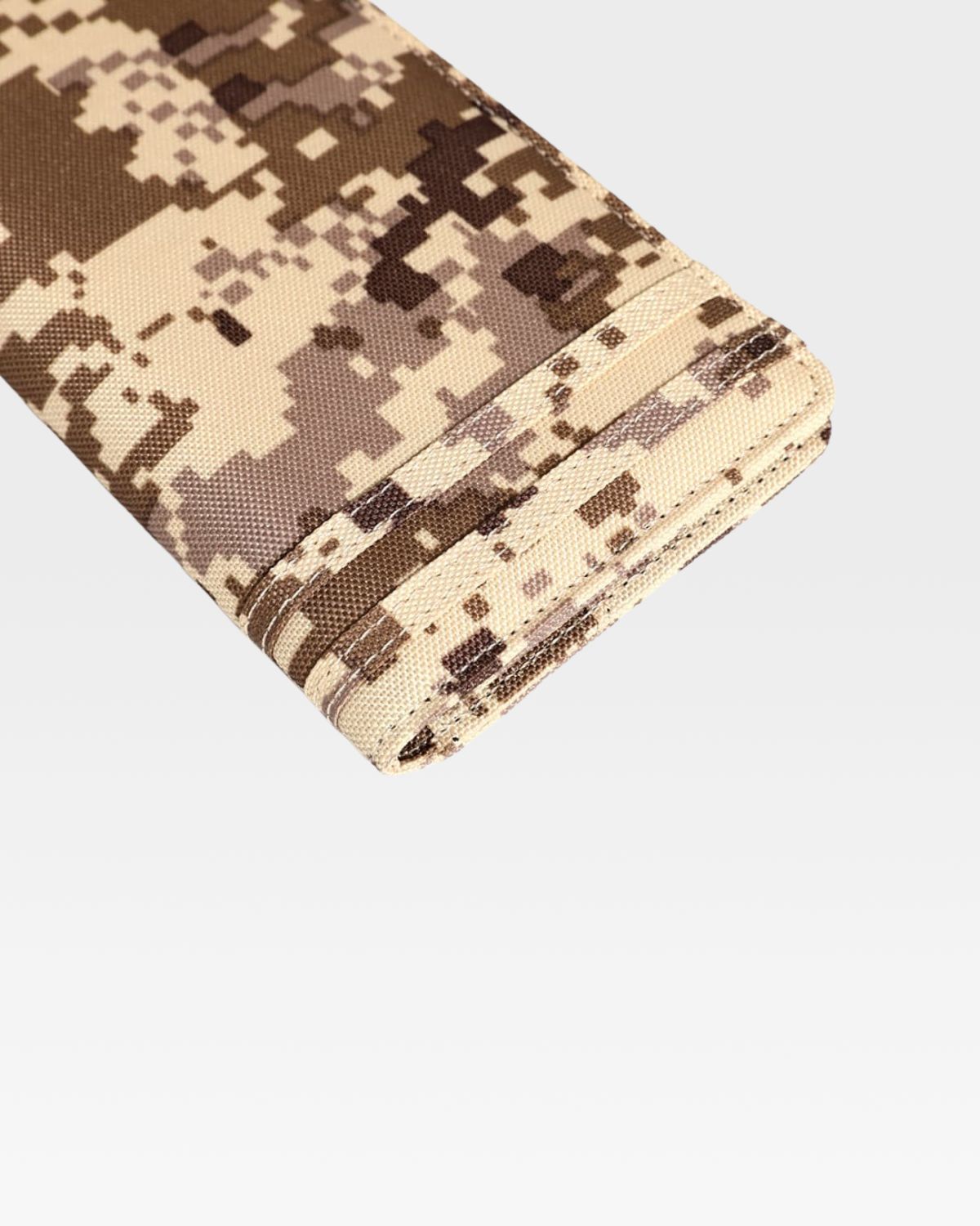 Tan Brown Digital Camouflage Biker Chain Wallet - Stylish & Durable Leather Wallet for Men - Perfect for Motorcycle Riders, Bikers & Outdoor Enthusiasts