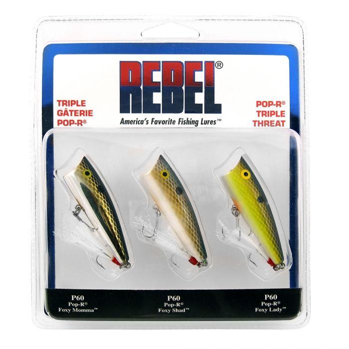 Rebel Pop R Triple Threat 3 Pack - Sugar Free Hard Candy for Diabetics & Keto Diet | Perfect for Office Snacks, Travel Treats & Movie Night