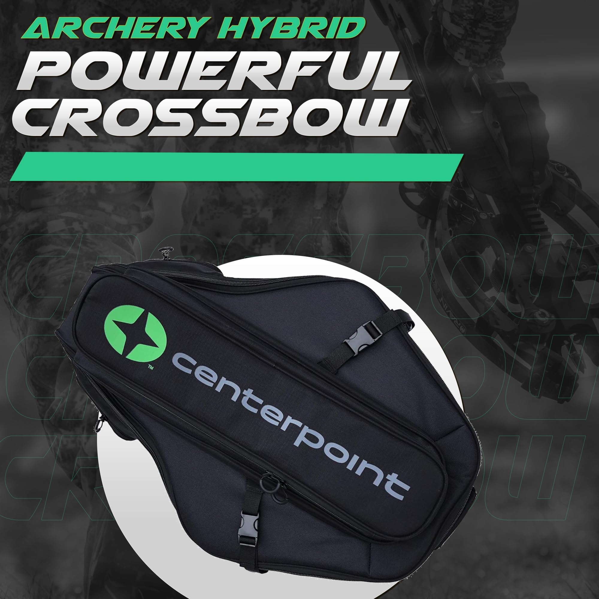 Premium CenterPoint Archery Hybrid Crossbow Case - Durable Protection for Crossbows - Perfect for Hunting, Target Practice & Outdoor Adventures