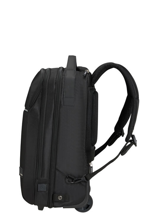 Samsonite Lite Point 17.3 Inch Wheeled Backpack - Black | Durable Rolling Laptop Backpack for Travel, Business & College | Perfect for Airports, Commuting & Campus Use