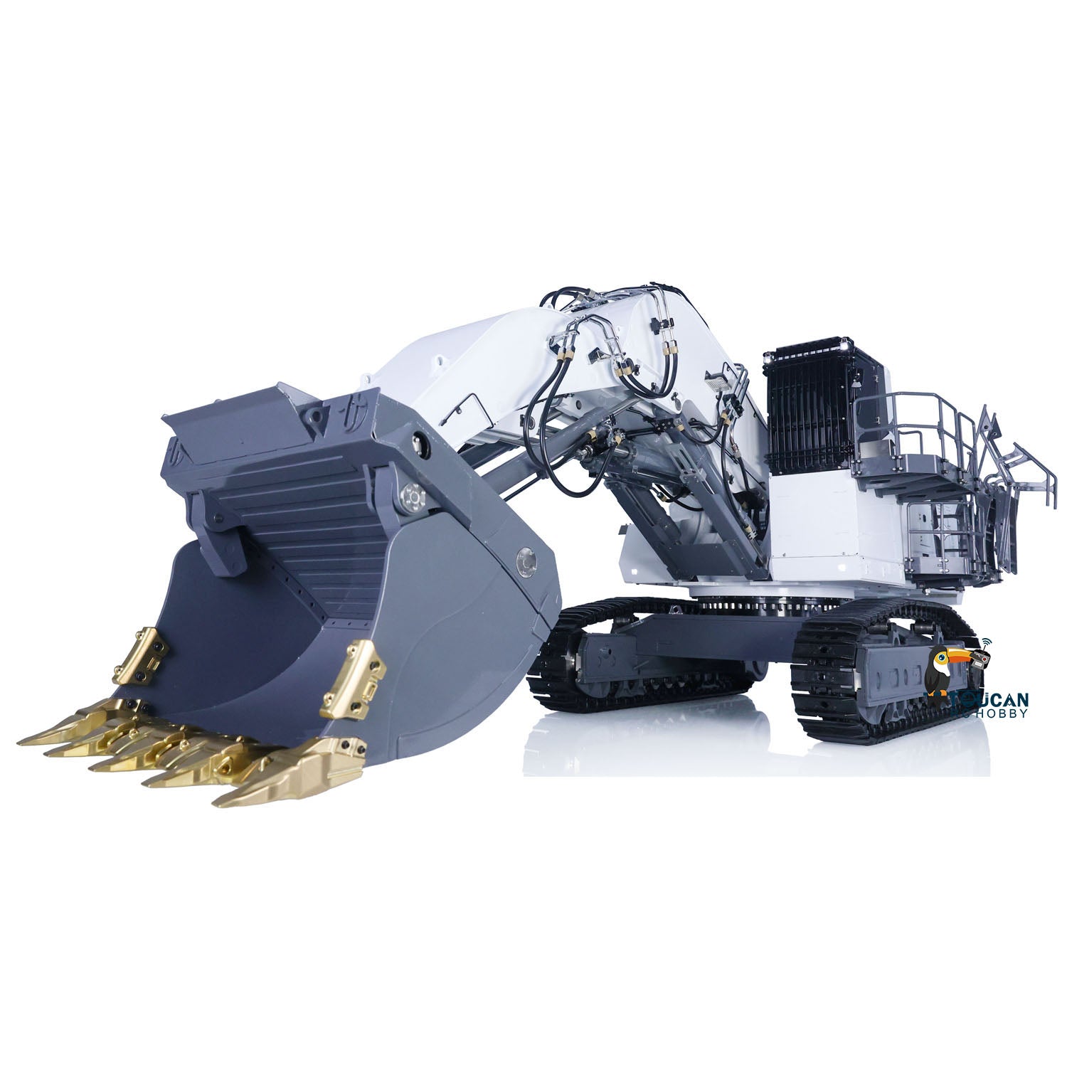 LESU RC Hydraulic Excavator 9150 - 1/14 Scale Remote Controlled Digger Truck with Forward Shovel | Ready-to-Run Hobby Model for Construction Enthusiasts | Perfect for Backyard Digging, Sandbox Play & RC Construction Site Simulation