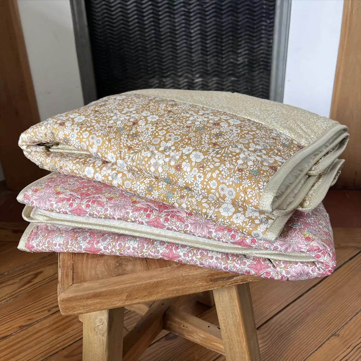 Barnabe Loves Coffee Baby Blanket Harper 73x90cm - Soft & Cozy for Nursery, Stroller, and Travel - Perfect Gift for Newborns