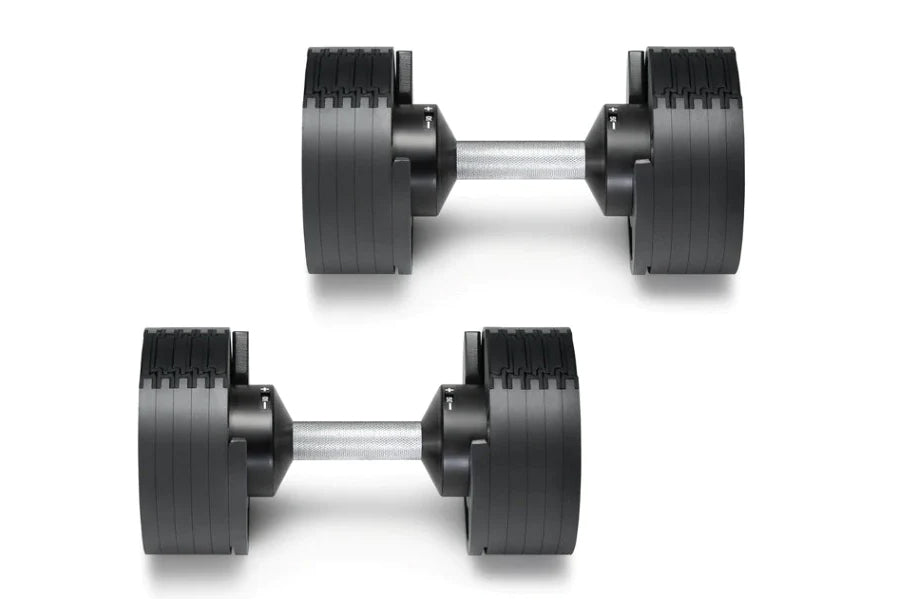 NÜOBELL 50lb Adjustable Dumbbells Set - Premium Home Gym Equipment for Strength Training, Weight Lifting & Fitness - Perfect for Small Spaces, Home Workouts & CrossFit Training