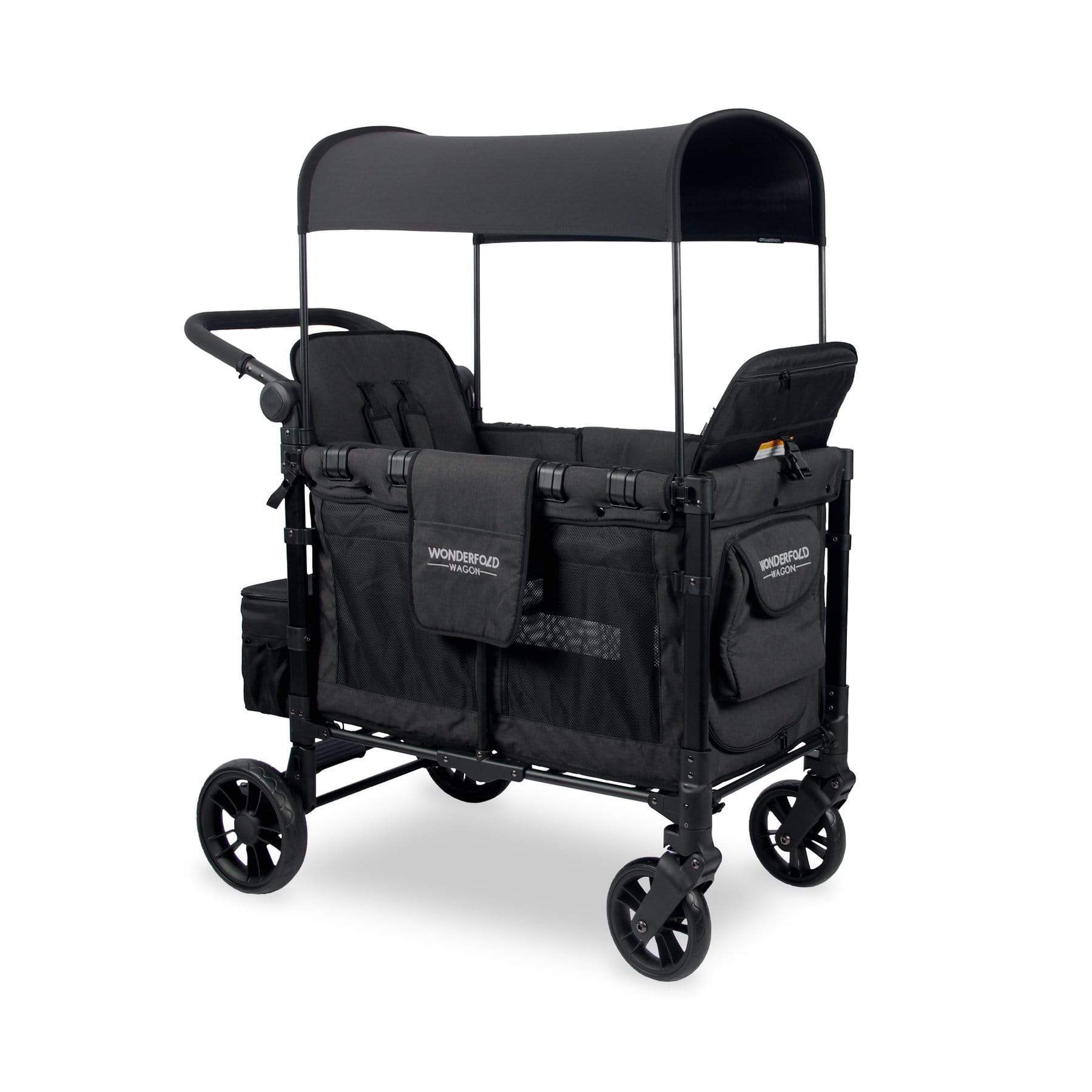 Wonderfold Wagon W2 Elite Double Stroller Wagon - 2 Seater All-Terrain Stroller for Kids | Perfect for Beach, Park, Zoo & Family Outings