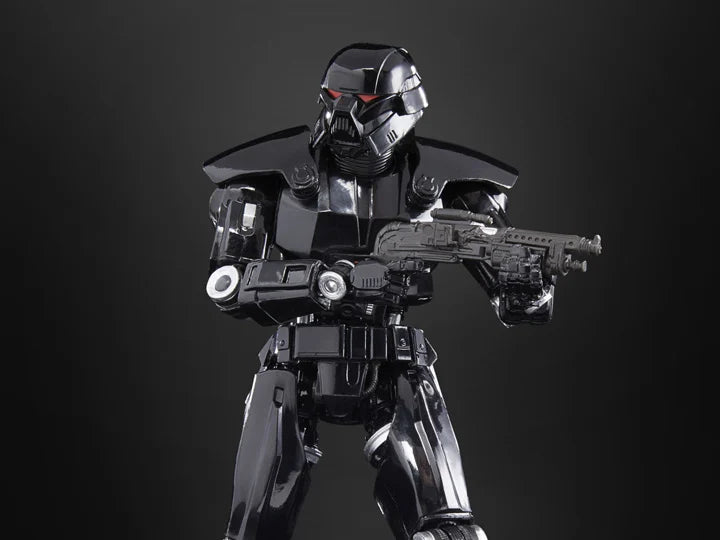 Star Wars The Black Series Deluxe Dark Trooper Action Figure - The Mandalorian Collectible Toy for Fans | Perfect for Display, Cosplay, and Gift Giving