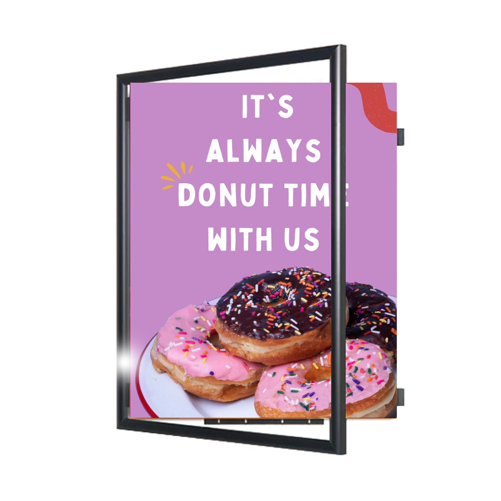 40x60 Poster Frame - SwingFrame Wide Face Display Frame with Swing Open Design for Quick Graphic Changes | Perfect for Home Decor, Office Displays & Art Exhibitions