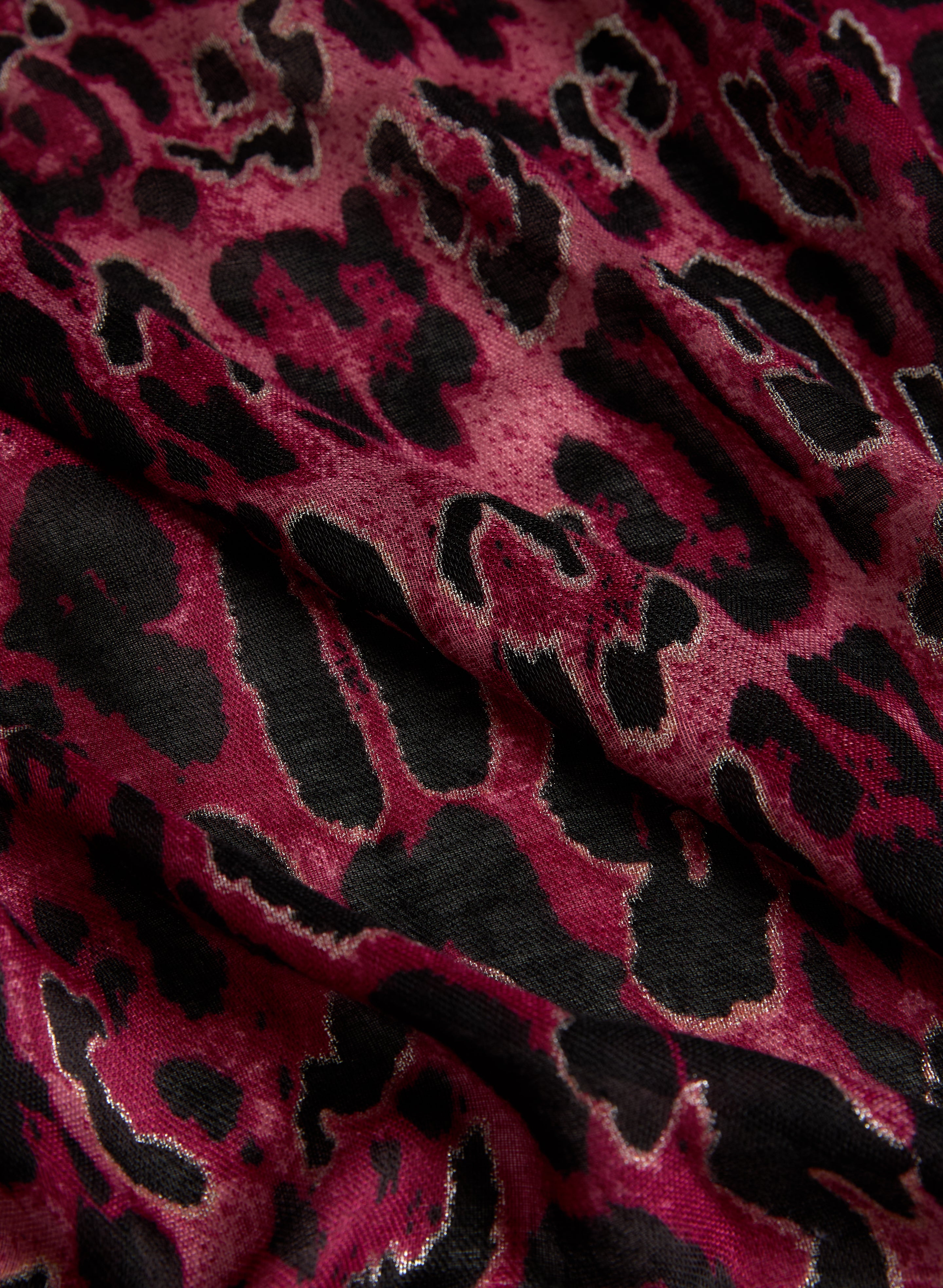 Cheetah Print Fringe Detail Scarf - Fashionable Animal Print Wrap for Women - Perfect for Fall Outfits, Parties, and Accessorizing