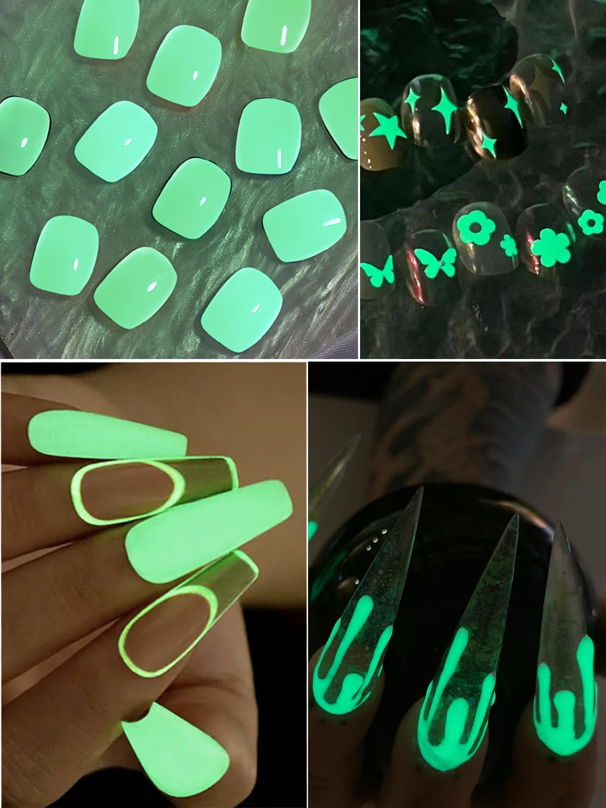 30ml Glow in The Dark Nail Polish - Long Lasting UV Gel Top Coat with Stunning Luminous Effect for Night Parties, Nail Art & Special Occasions - Perfect for Clubbing, Halloween & Date Nights