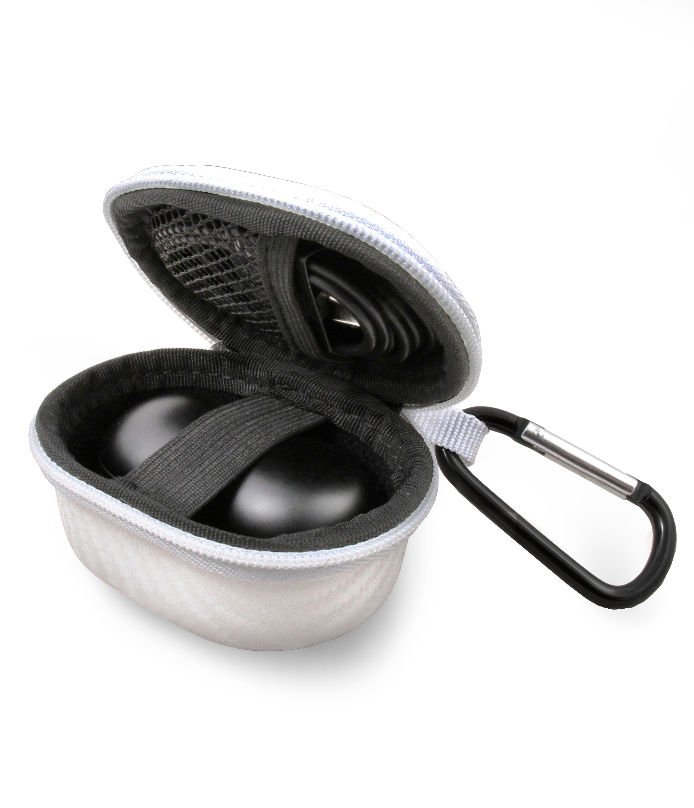 CASEMATIX Protective Earbud Case for Samsung Galaxy Buds Live & Buds+ - Shockproof Bluetooth Earphone Cover with Carabiner Clip - Perfect for Travel, Gym & Outdoor Activities