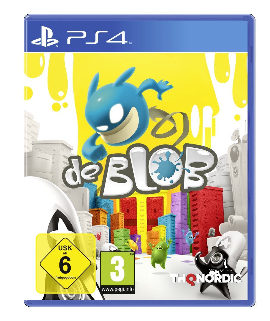 deBlob - Fun & Colorful Platformer Game for PlayStation 4 | Family-Friendly Adventure for Kids & Adults | Perfect for Casual Gaming & Party Play