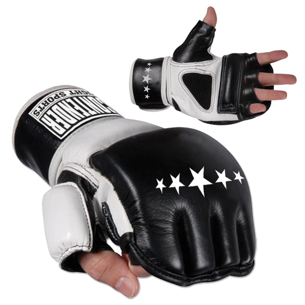 Contender Fight Wristwrap Heavy Bag Boxing Gloves for Training & MMA - Black/White - Perfect for Punching Bag Workouts, Kickboxing & Martial Arts Practice