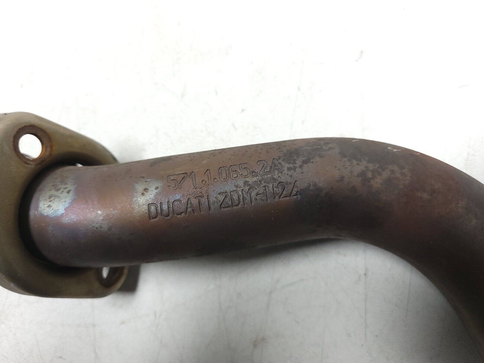 Ducati Monster M600 M620 Exhaust Manifold Header Pipe OEM Replacement - Perfect for Motorcycle Repair & Performance Upgrade