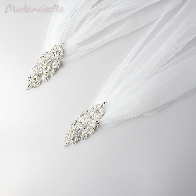 Cynthia Cape Veil - Elegant Wedding Accessory for Brides, Bridesmaids & Formal Events | Perfect for Beach, Church & Outdoor Ceremonies