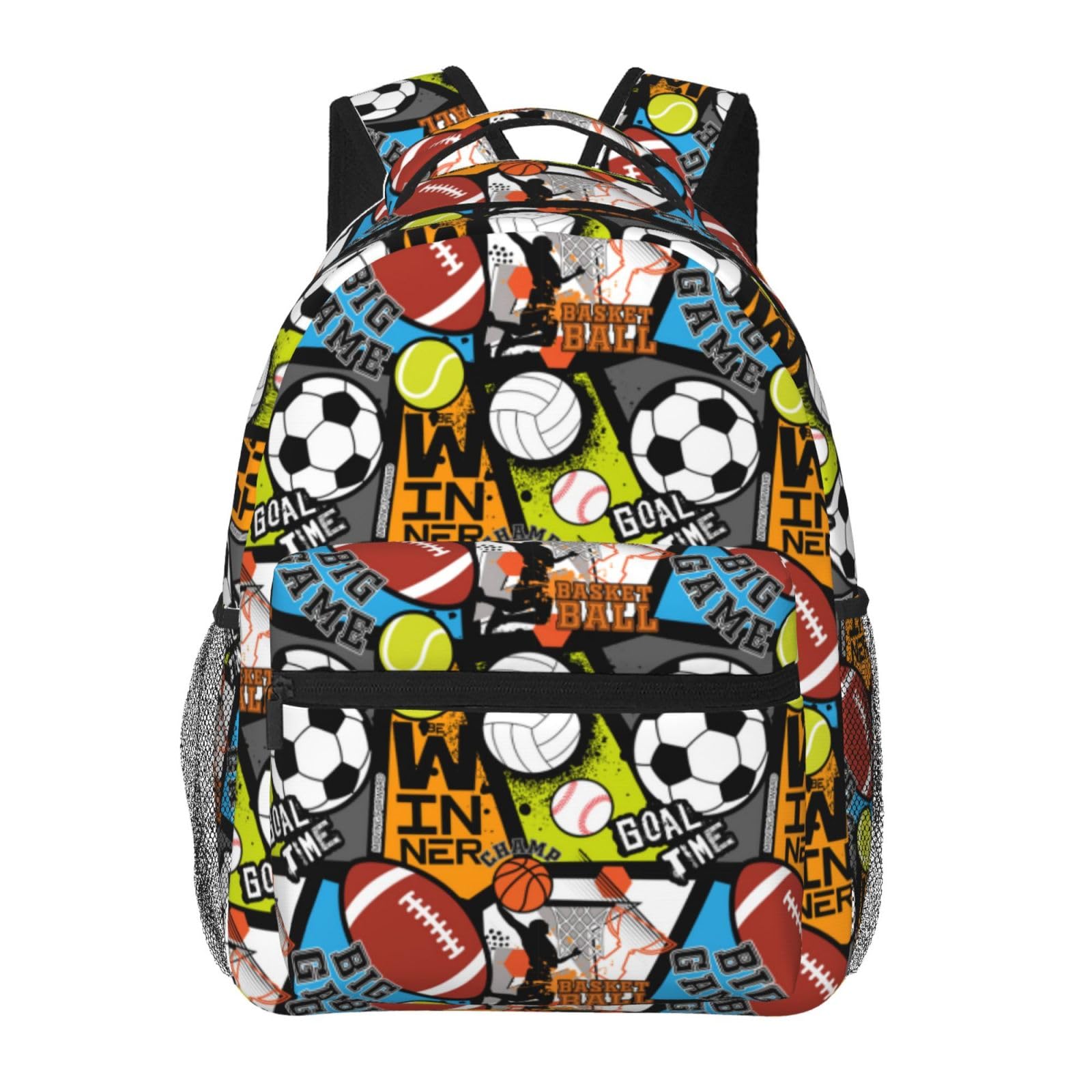**Boys Soccer Backpack - Durable Football School Bag for Kids & Teens Ages 6-18 | Waterproof Bookbag for Elementary & Middle School, Sports, Travel & Daily Use**