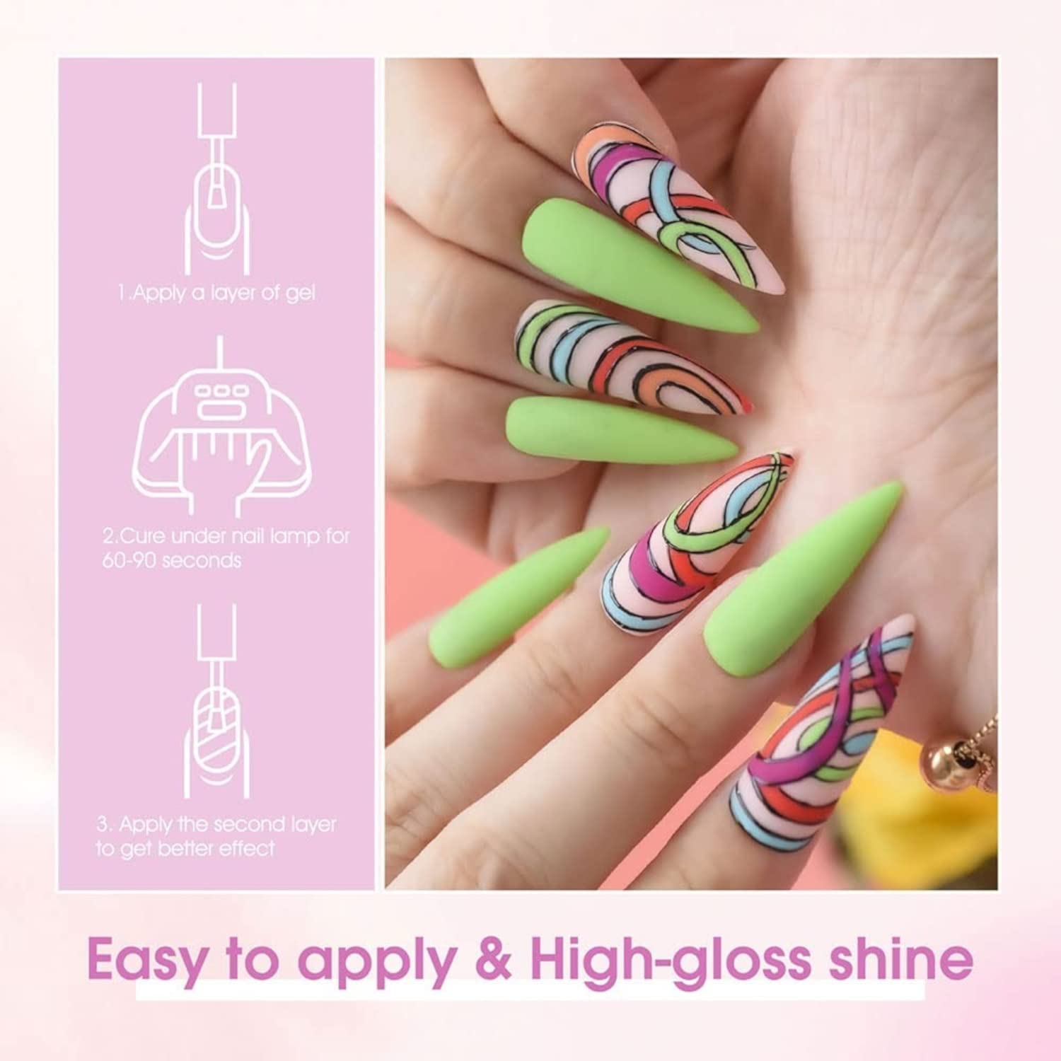 VENALISA #407 Gel Nail Polish 7.5ml - Soak Off UV LED Nail Gel for Manicure & Nail Art - Salon Quality Long Lasting Gel Polish - Requires UV/LED Light to Cure - Perfect for Home DIY & Professional Salon Use