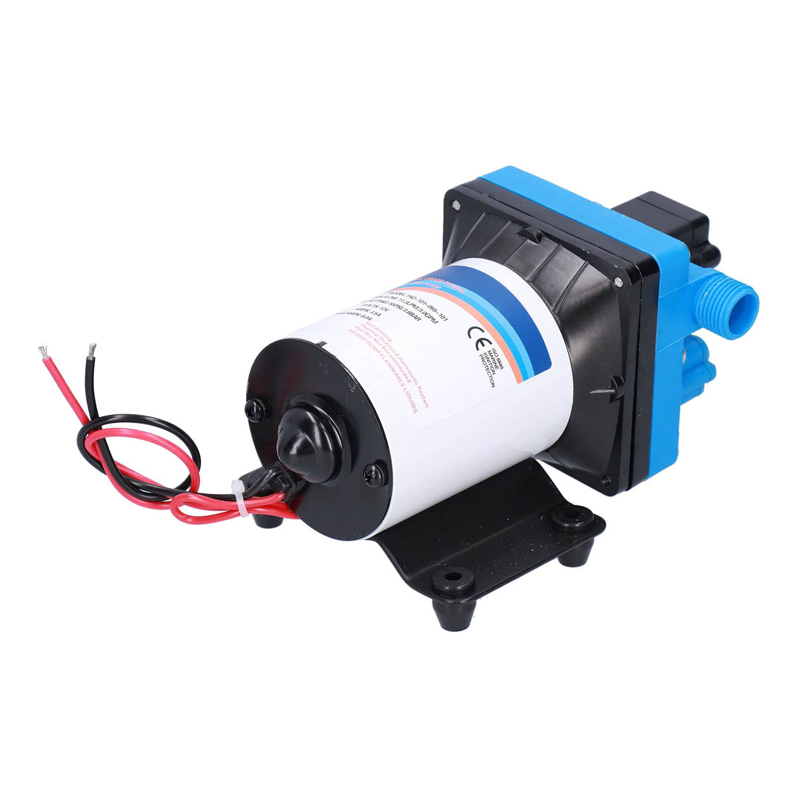 High-Pressure Micro Diaphragm Pump - 124.7ft Head, 11.3L/min Flow, Self-Priming Electric Water Pump for RV, Car Washing, Agricultural Spraying - Perfect for Off-Grid Water Transfer, Irrigation Systems & Mobile Cleaning Solutions