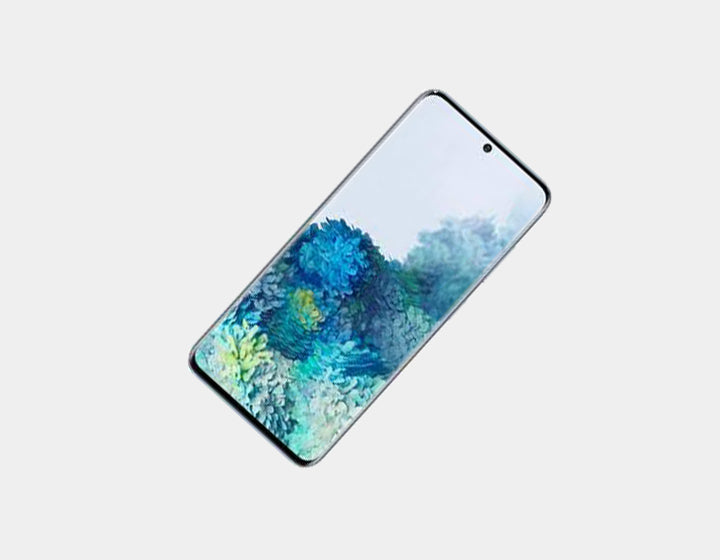Samsung Galaxy S20 SM-G980F/DS 128GB 8GB RAM Dual SIM Factory Unlocked Smartphone - Cloud Blue | International Version for Travel & Business Use