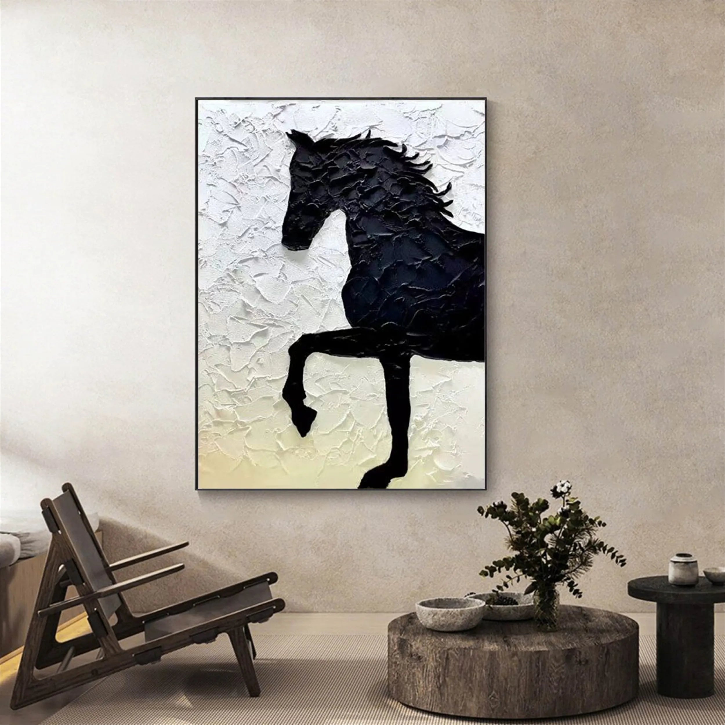 Animal Art Painting #AP015 - Handmade Wildlife Canvas Art for Home & Office Decor - Perfect for Living Room, Bedroom, or Gift