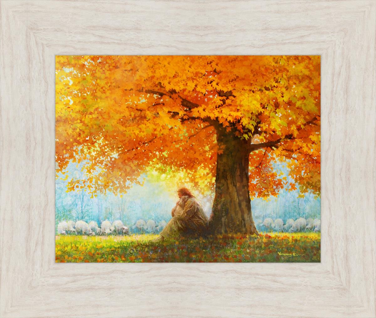 In His Arms By Yongsung Kim - Christian Wall Art, Bible Verse Canvas Print - Perfect for Home Decor, Church Gifts & Inspirational Spaces