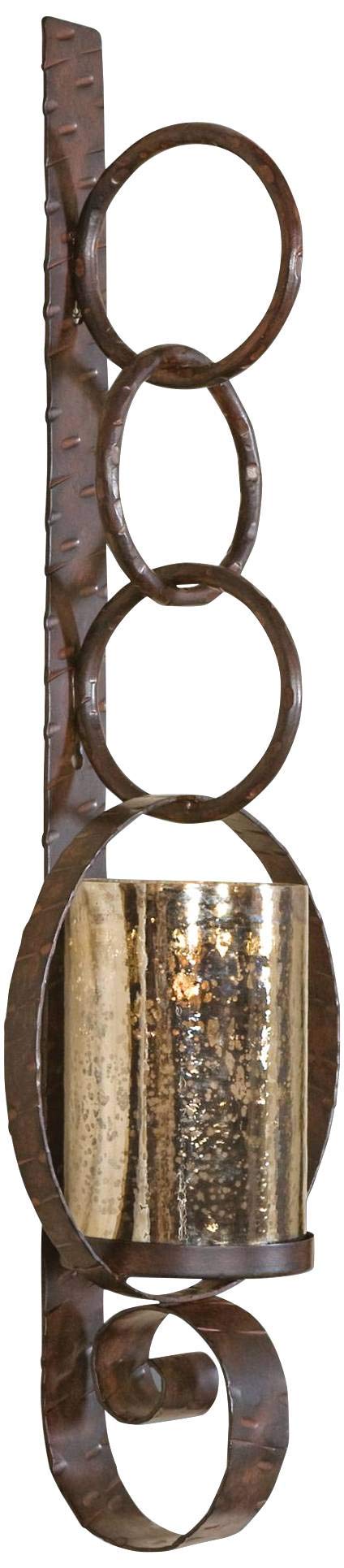 Falconara 39-Inch Metal Candle Wall Sconce - 13