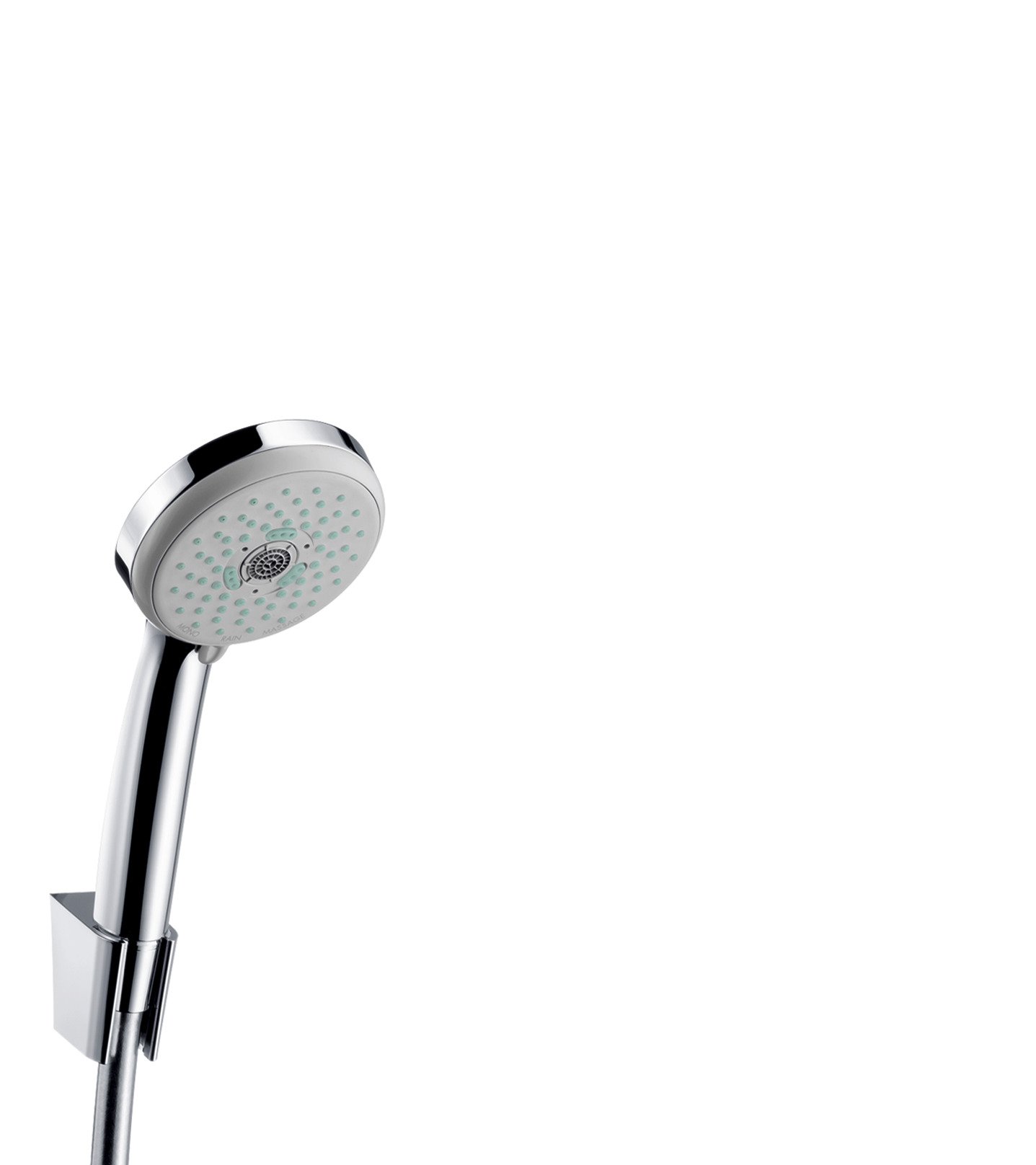 Hansgrohe 27593000 Croma 100 3-Spray Hand Shower Set with 1.25