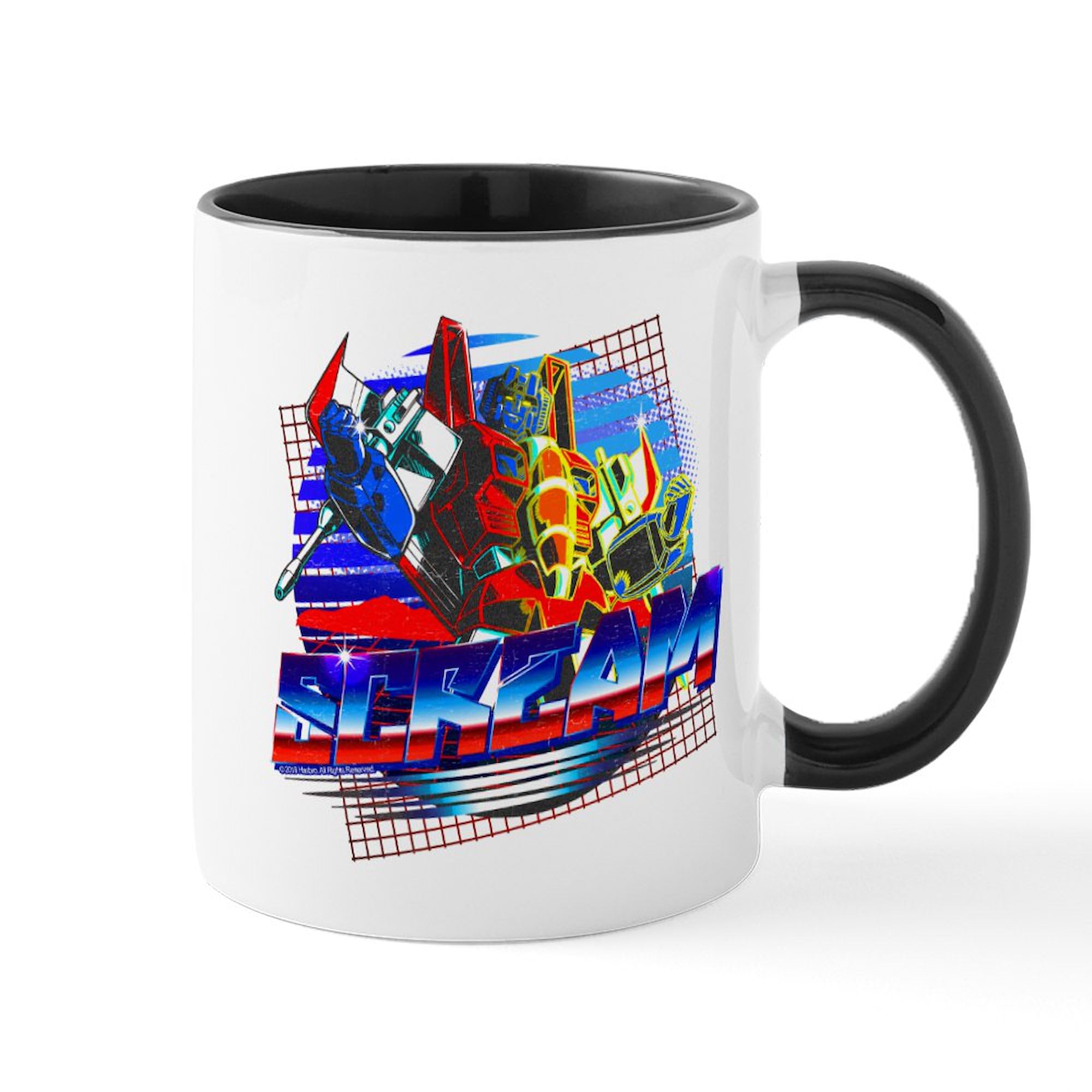 Transformers Scream 11 oz Ceramic Coffee Mug - 325 ml Insulated Tea Cup for Office, Home & Gifts - BPA-Free Durable Mug for Hot & Cold Beverages