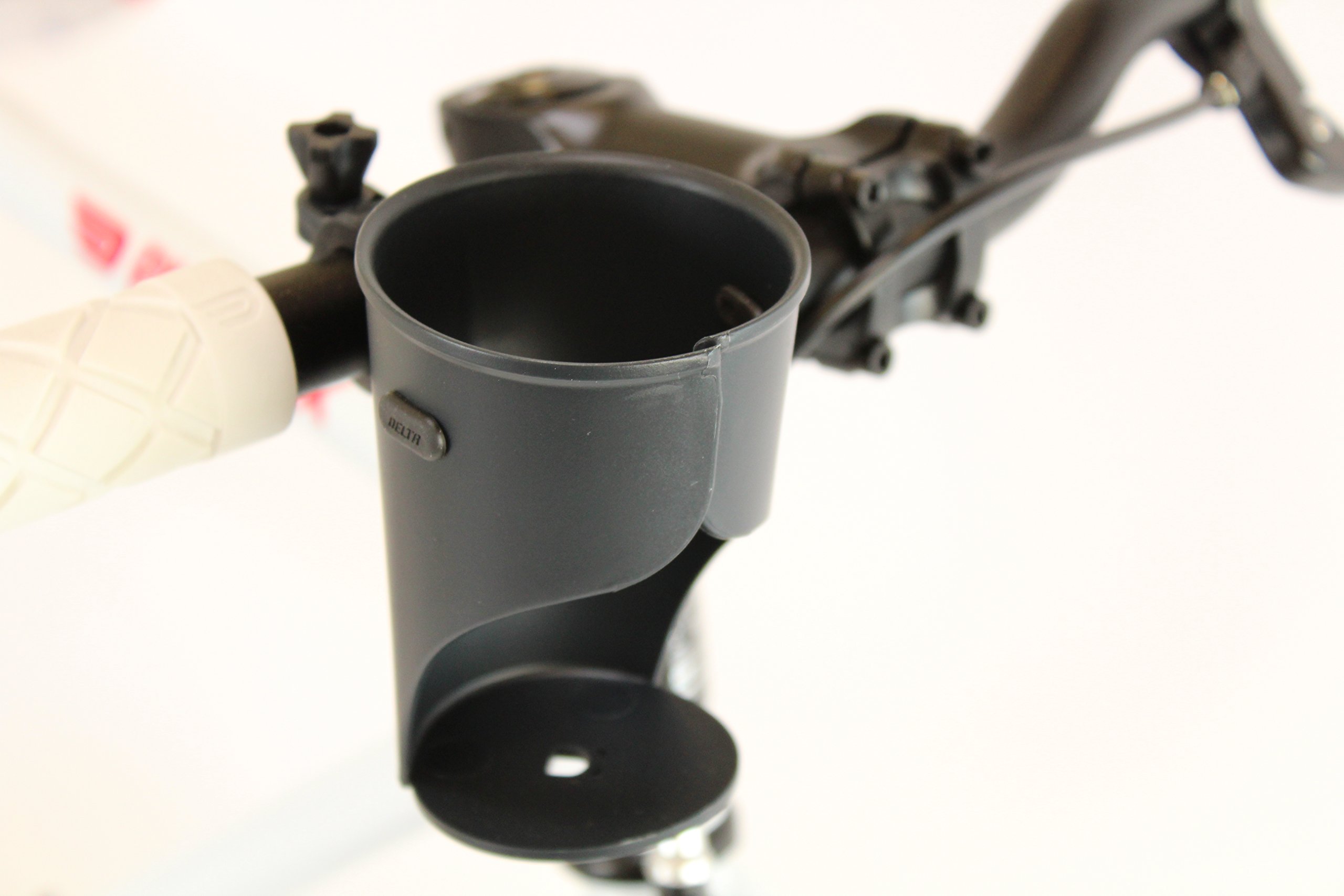 Delta Cycle Bike Cup Holder - Universal Expandable Beverage Holder for Bike Handlebars, Strollers & Walkers - Tool-Free Installation - Perfect for Cycling, Jogging & Outdoor Activities