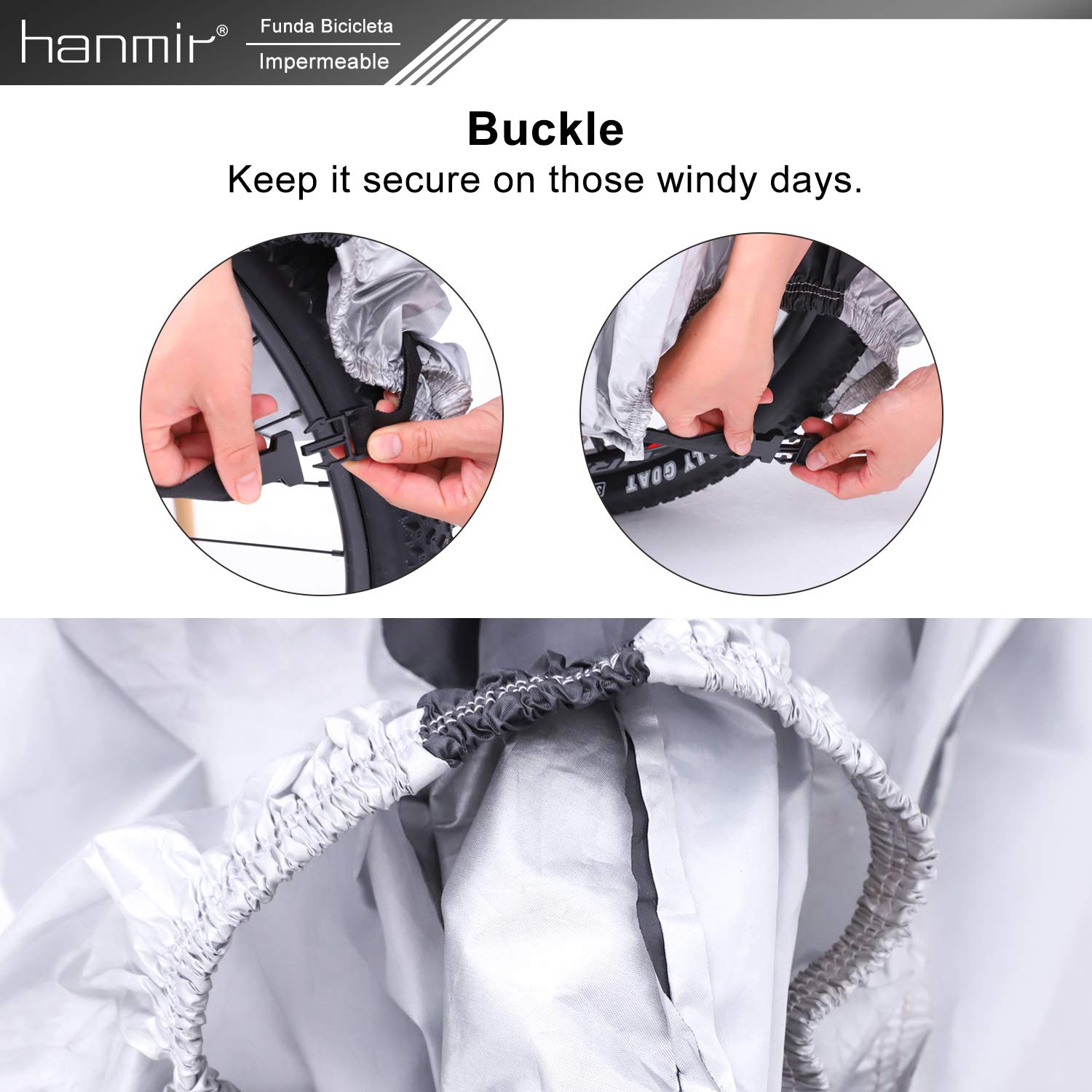 Waterproof Bike Cover for 2-3 Bicycles - Outdoor Mountain & Road Bike Cover with Lock Hole | Perfect for Garage Storage, Travel & Weather Protection