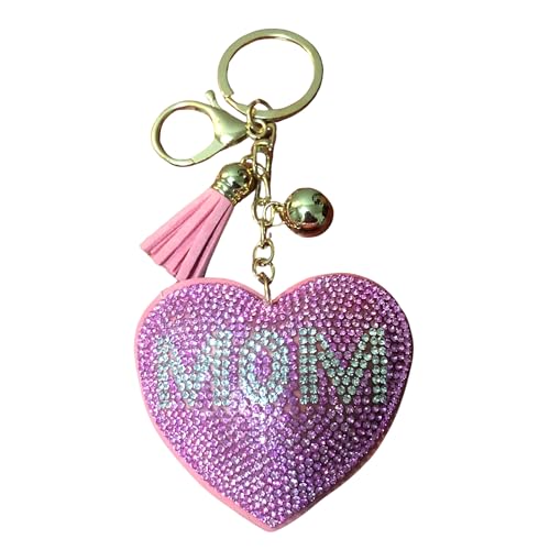 Pink Mom Heart (Gold)