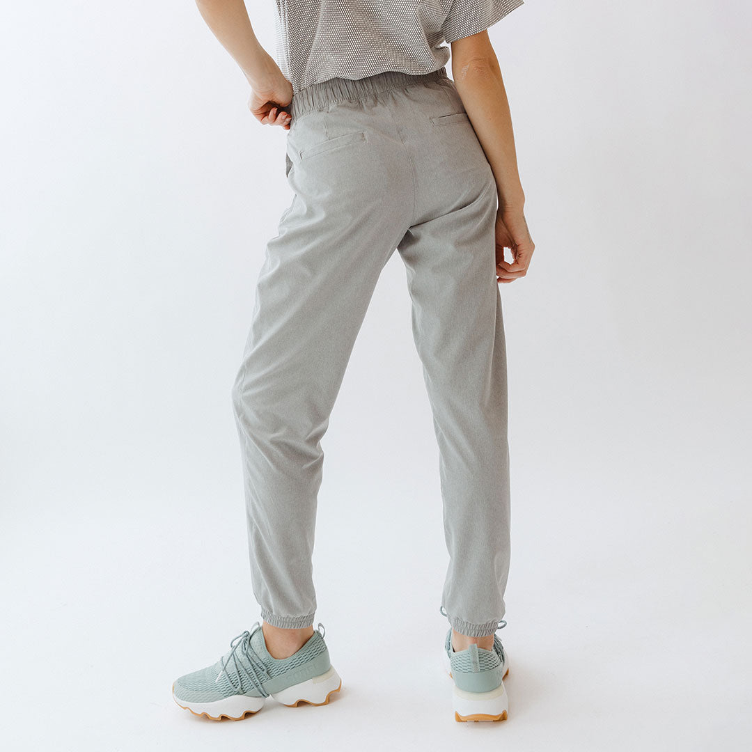 Everywhere Joggers for Women - Soft Heather Grey Lounge Pants for Running, Yoga & Casual Wear | Comfortable Athletic Sweatpants