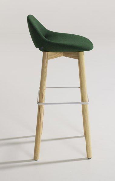 Artifort Beso Wooden Leg Stool - Modern Wooden Stool for Living Room, Bedroom & Office - Perfect for Seating, Footrest & Home Decor