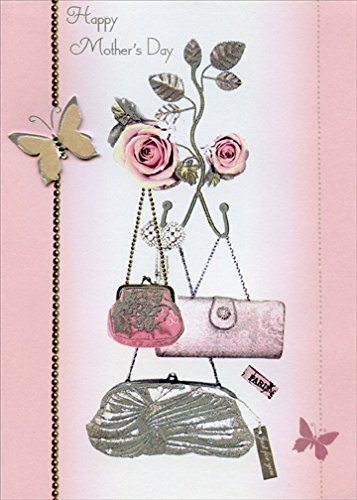 Handmade Gem Butterfly Purses - Elegant Designer Greetings for Mother's Day | Perfect Gift for Women, Birthday, Anniversary & Special Occasions
