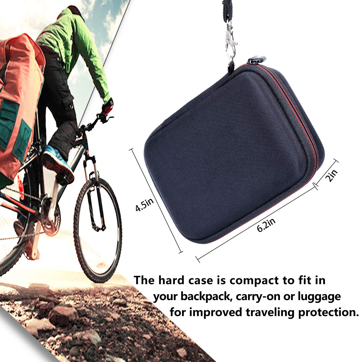 LTGEM EVA Hard Protective Case for Fujifilm Instax Mini Link 3/2/1 Smartphone Printer - Waterproof Travel Storage Bag for Instant Photo Printing On The Go - Perfect for Vacations, Parties & Gift Giving