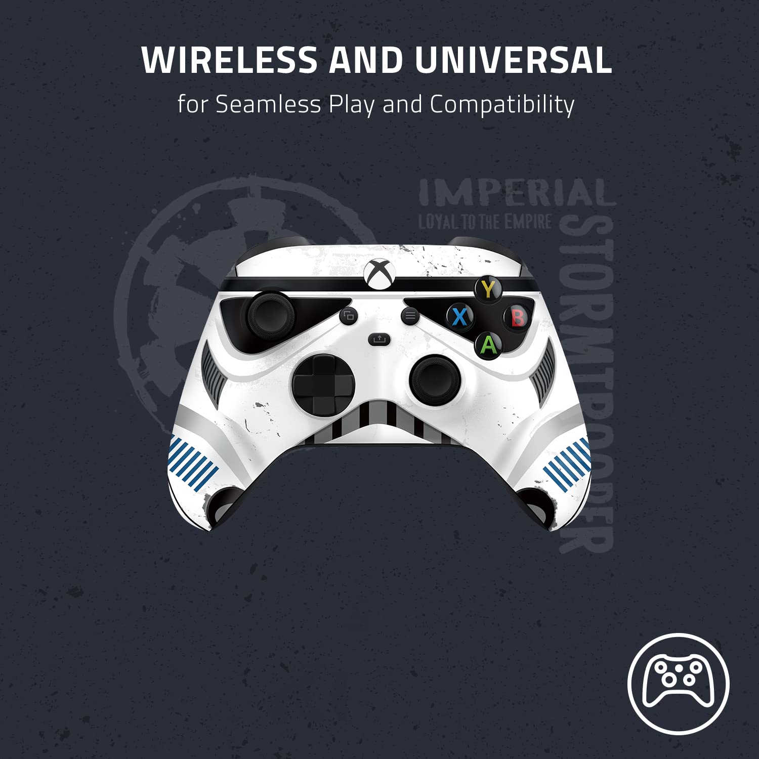 Razer Limited Edition Xbox Series X|S & Xbox One Controller with Charging Stand - Star Wars Stormtrooper Design | Wireless Gaming Controller for Xbox Consoles | Perfect for Gaming, Collecting & Display